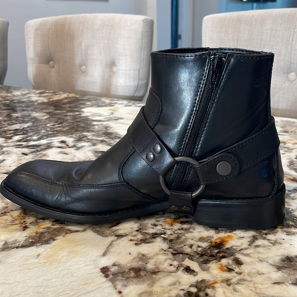 Men’s Moto Ankle Boots Sz 9 - Picture 5 of 8